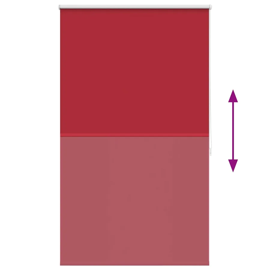 Store enrouleur occultant 84,4 x 175 cm, largeur du tissu 80 cm, rouge - 9