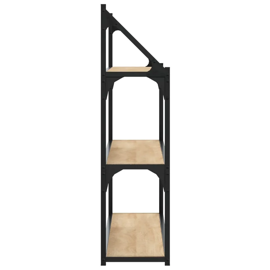 Étagère murale 3 niveaux chêne sonoma 80x21x78,5 cm - 5