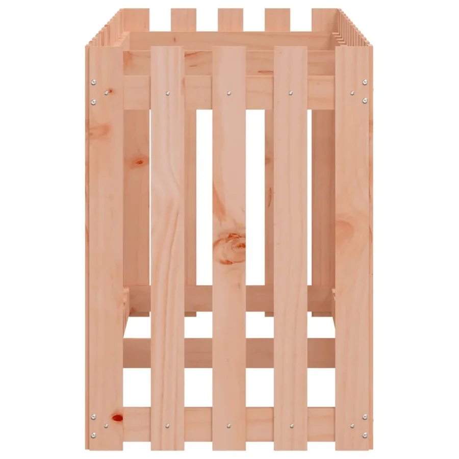 Lit surélevé de jardin design de clôture bois douglas massif - 6