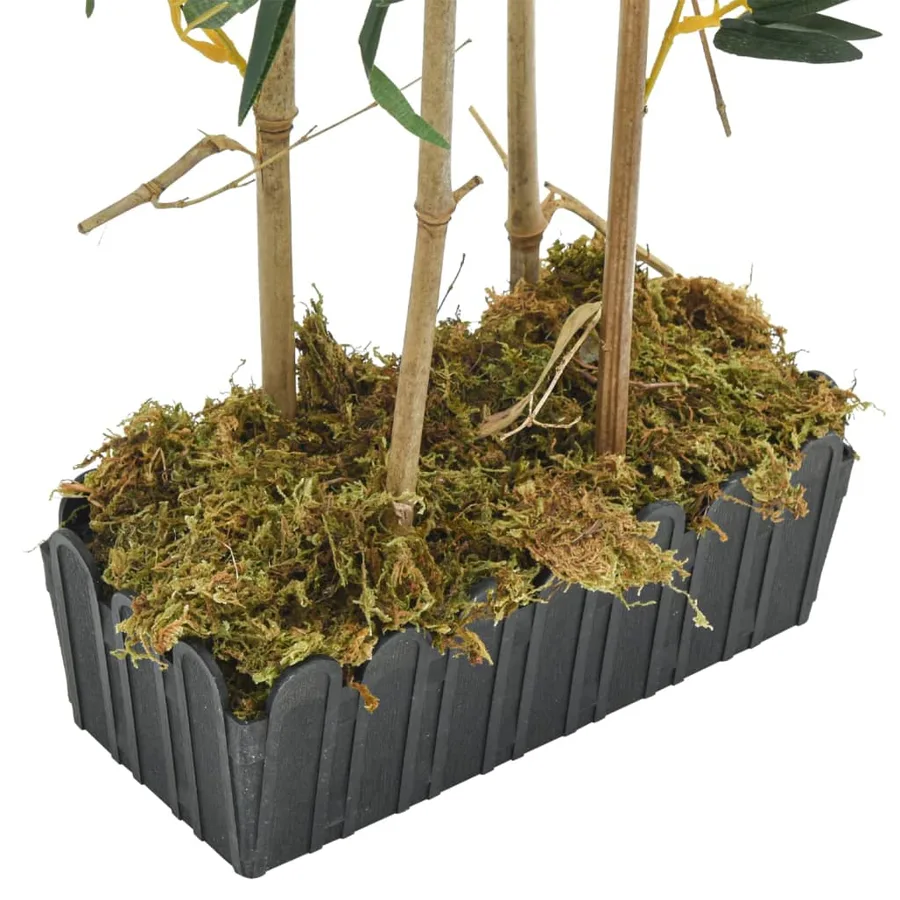 Bambou artificiel 552 feuilles 120 cm vert - 4
