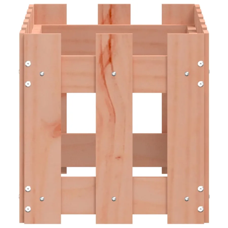 Jardinière avec design de clôture 60x30x30 cm douglas massif - 6