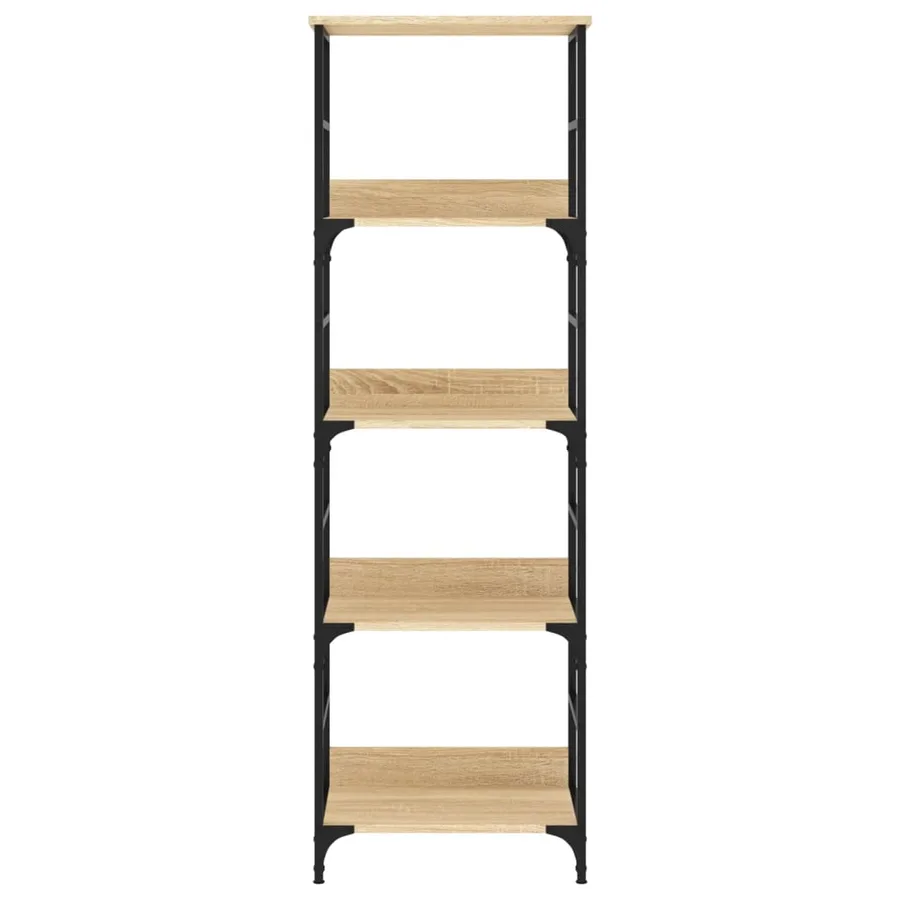 Bibliothèque chêne sonoma 50x33x153 cm bois d'ingénierie - 4