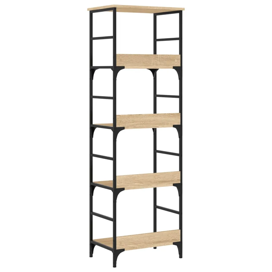 Bibliothèque chêne sonoma 50x33x153 cm bois d'ingénierie - 6