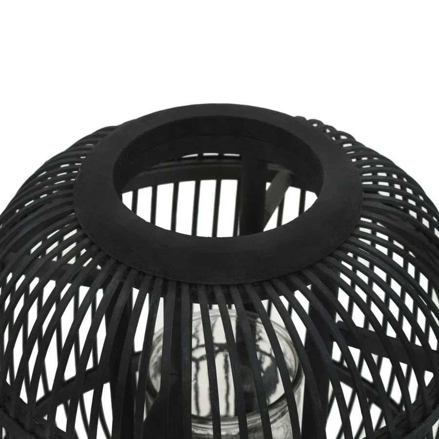 Bougeoir debout Bambou Noir - 2