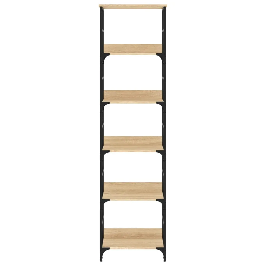 Bibliothèque en chêne Sonoma 50x33x188,5 cm Bois d'ingénierie - 4