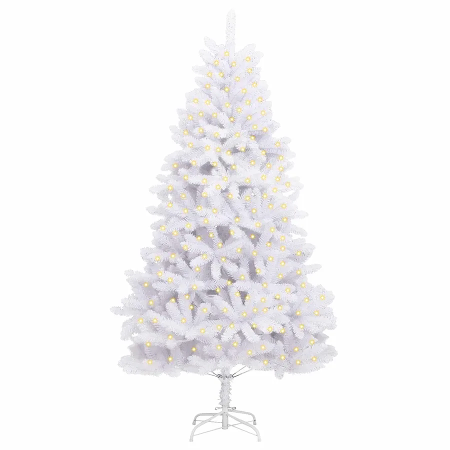Sapin de Noël artificiel avec 300 LED Blanc 270 cm PVC et métal - 3