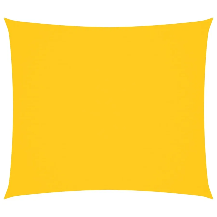 Voile de parasol tissu oxford rectangulaire 2,5x3 m jaune - 2