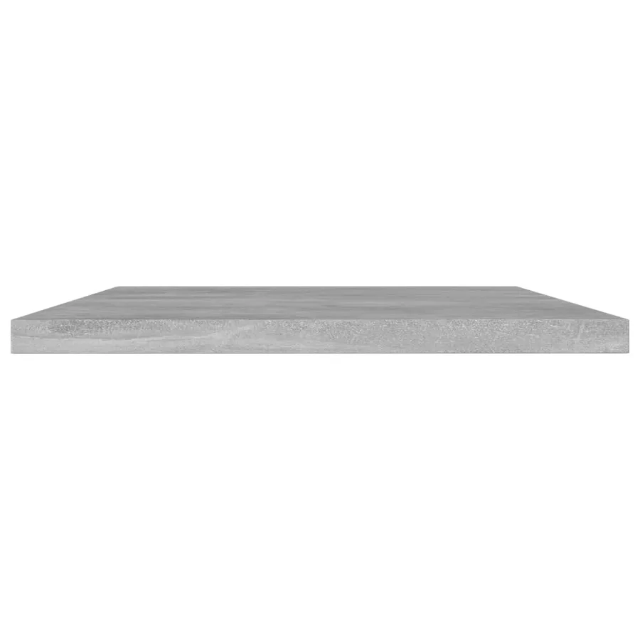Panneaux de bibliothèque 4 pcs Gris béton 60x30x1,5cm Aggloméré - 3
