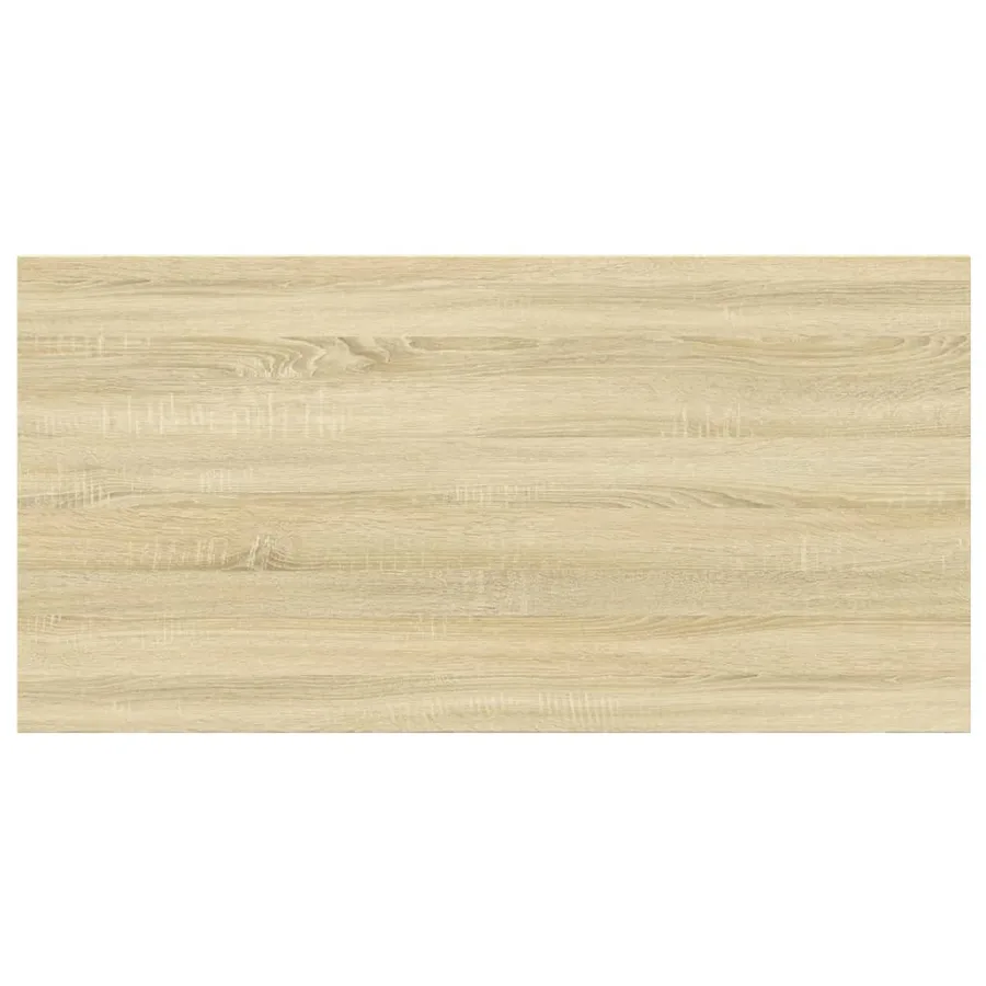 Panneau de bibliothèque 4pcs Chêne sonoma 60x30x1,5cm Aggloméré - 6