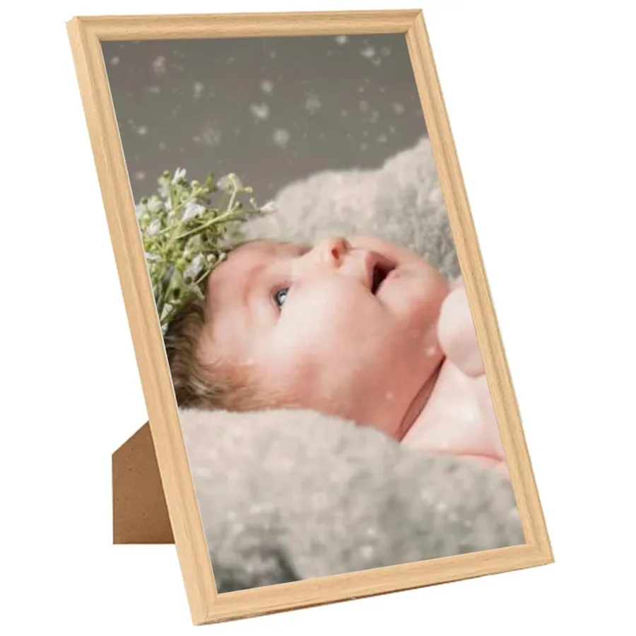 Collage de cadres photo 5 pcs de table Chêne clair 13x18 cm - 2