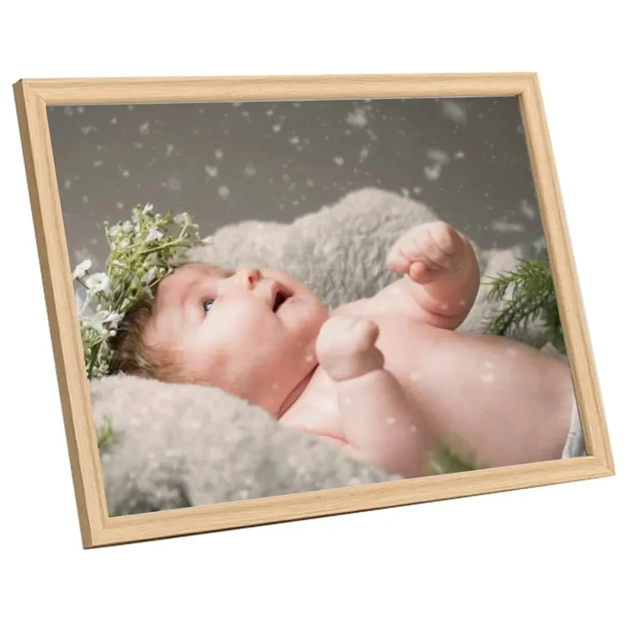 Collage de cadres photo 5 pcs de table Chêne clair 13x18 cm - 4