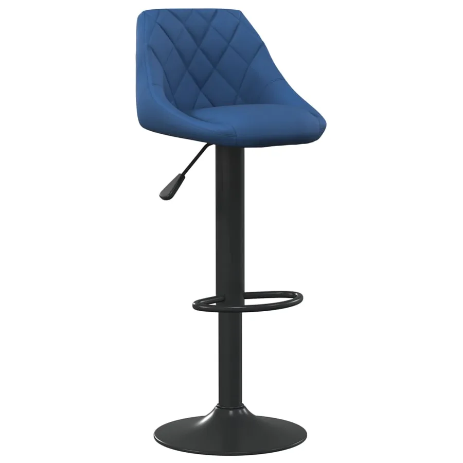 Tabouret de bar Bleu Velours - 2