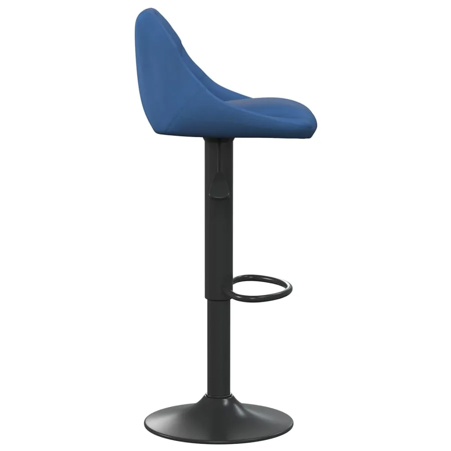 Tabouret de bar Bleu Velours - 4