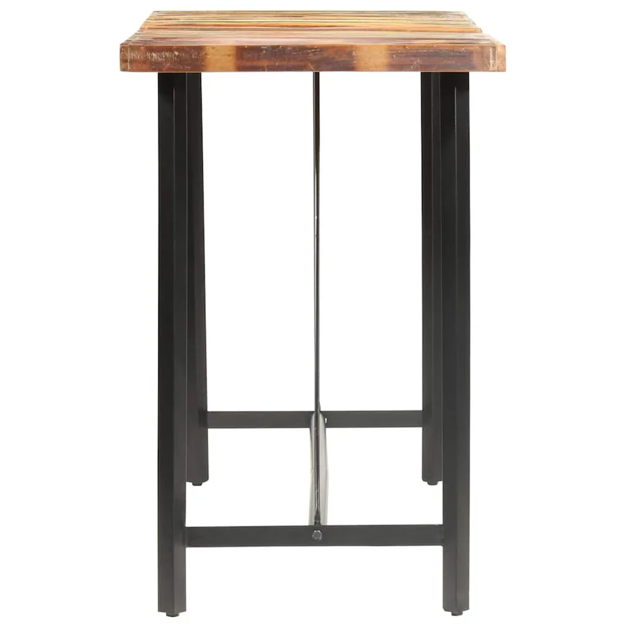 Table de bar 180x70x107 cm Bois de récupération solide - 3