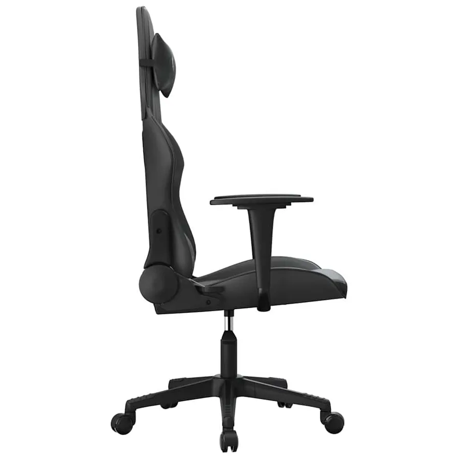 Chaise de jeu Noir Similicuir - 4