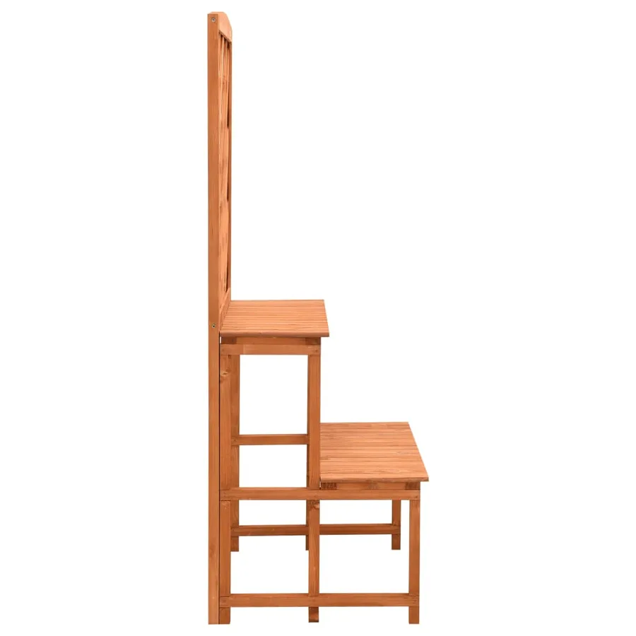 Support de plantes et treillis Orange 70x42x120cm Bois de sapin - 3