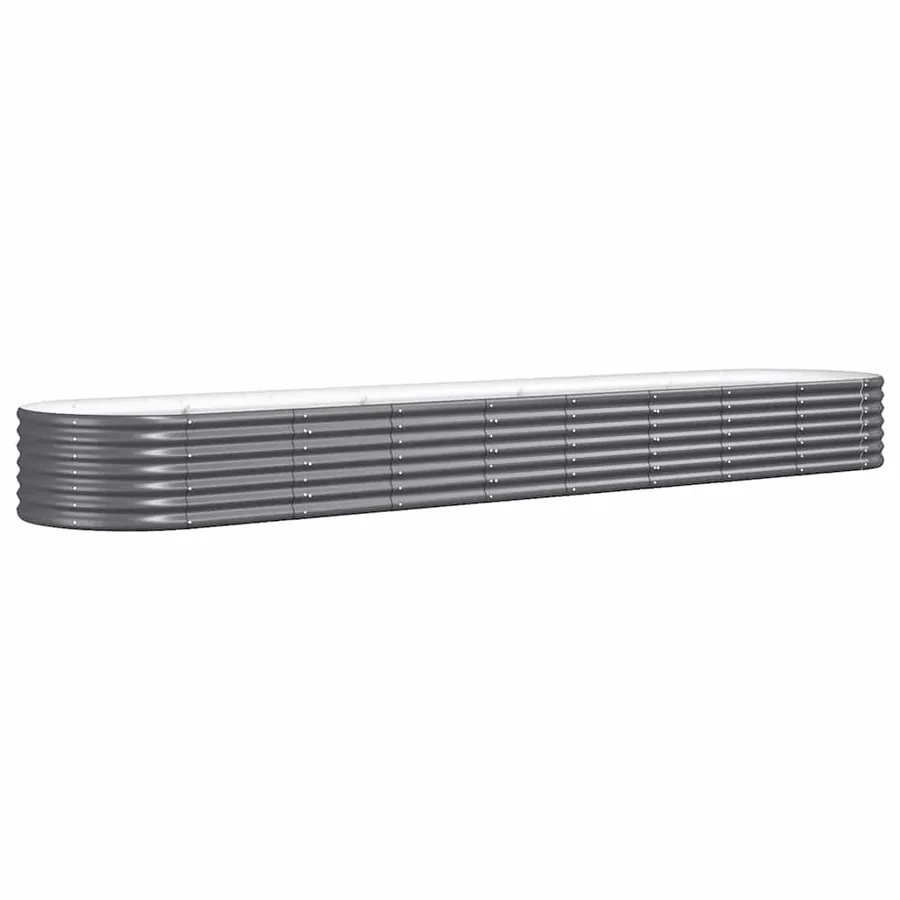 Lit surélevé de jardin Acier galvanisé Anthracite - 2