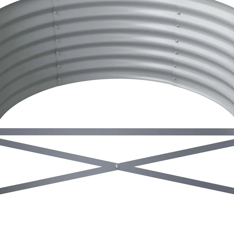 Lit surélevé de jardin Acier galvanisé Anthracite - 5