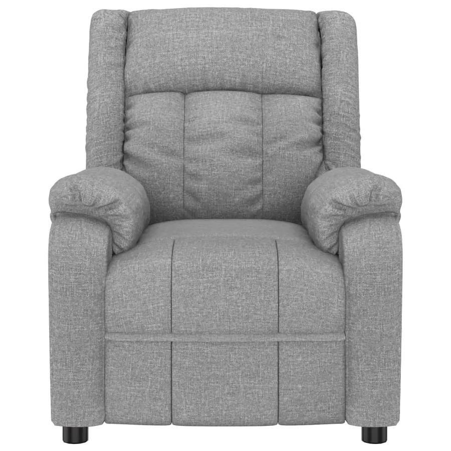 Fauteuil électrique de massage Gris clair Tissu - 4
