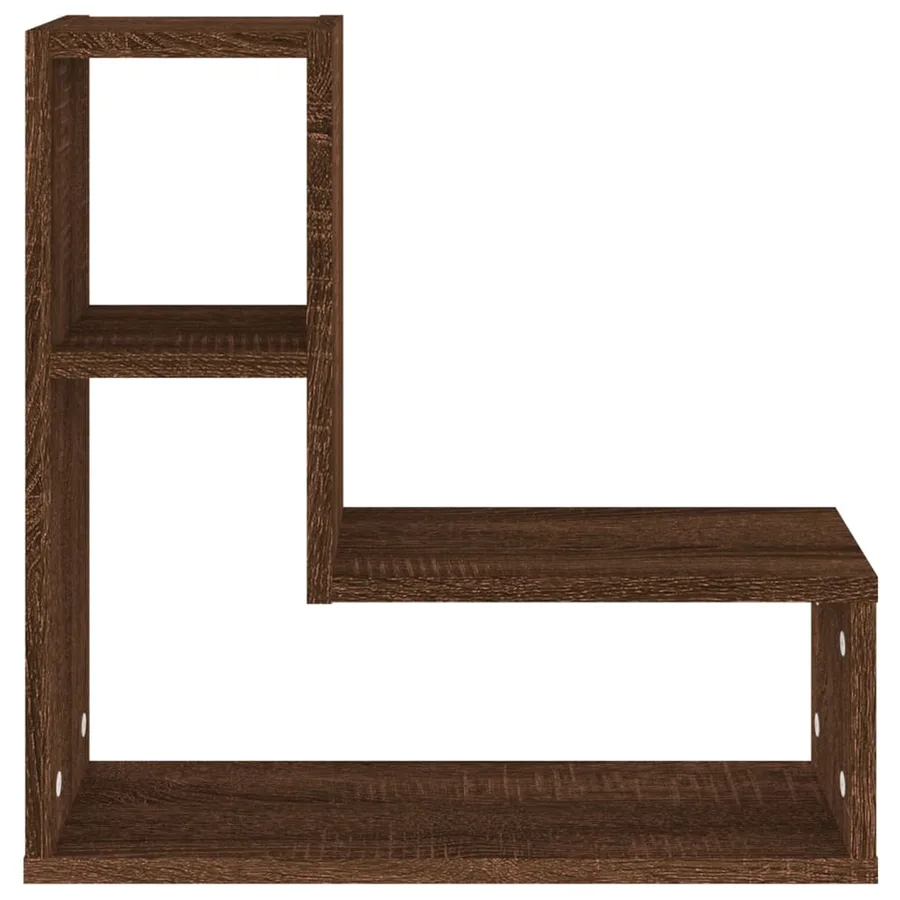 Étagères murales 2 pcs Chêne marron 50x15x50 cm Bois ingénierie - 5