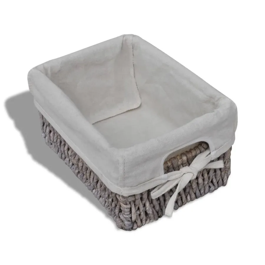 Étagère de rangement Bois Marron 4 paniers en tissage - 6