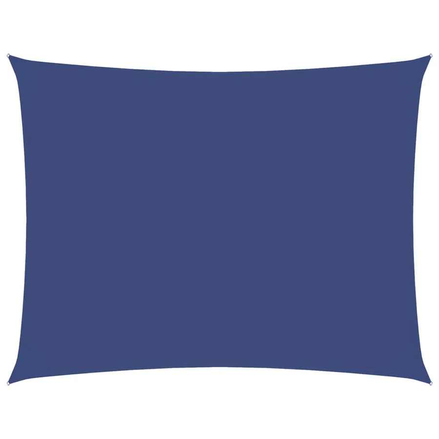 Voile de parasol tissu oxford rectangulaire 5x7 m bleu - 2
