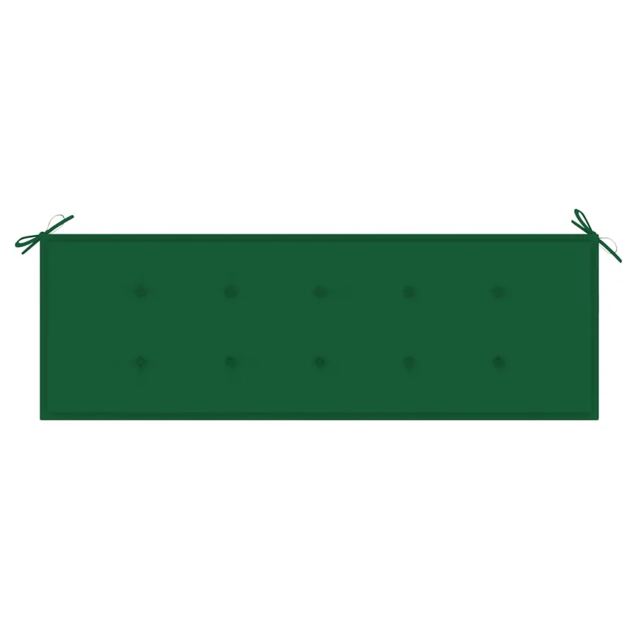 Banc de jardin 3 places avec coussin 150 cm Bois d'eucalyptus - 7