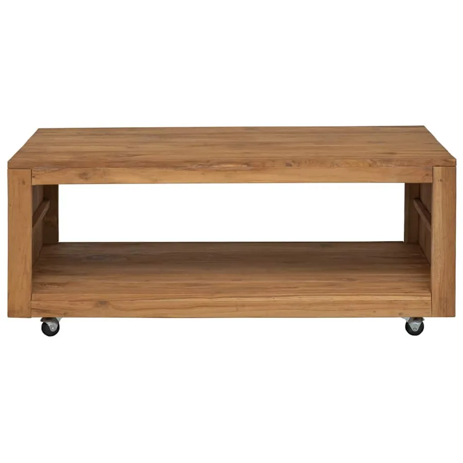 Table basse 110x60x40 cm bois de teck massif - 2