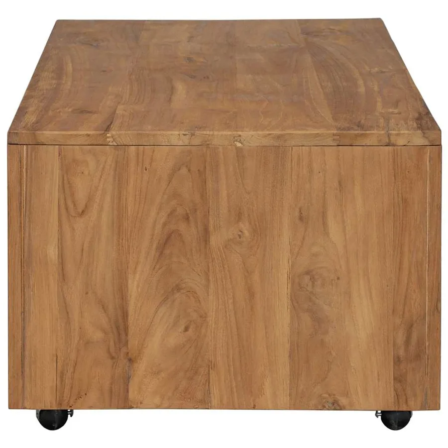 Table basse 110x60x40 cm bois de teck massif - 3