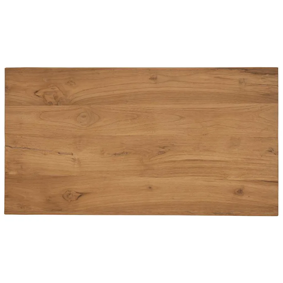Table basse 110x60x40 cm bois de teck massif - 4