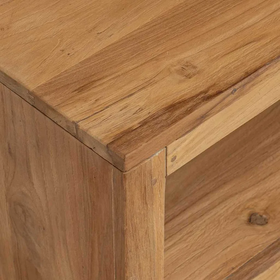 Table basse 110x60x40 cm bois de teck massif - 5
