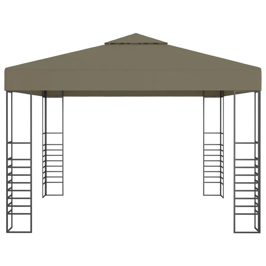 Chapiteau de jardin 3x3 m Taupe 180 g/m² - 2