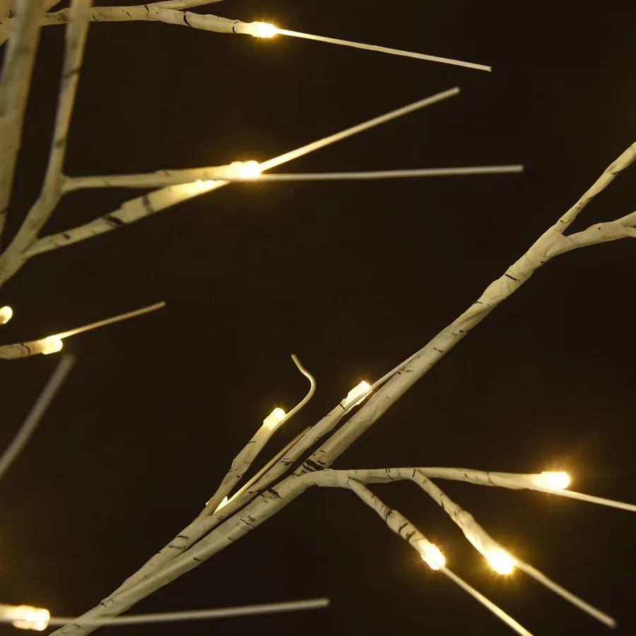 Sapin de Noël 220 LED blanc chaud Saule 2,2 m Int/Ext - 5
