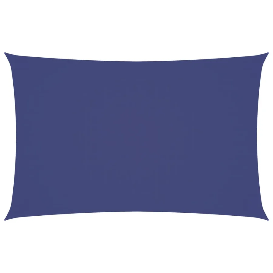 Voile de parasol tissu oxford rectangulaire 2x4,5 m bleu - 2