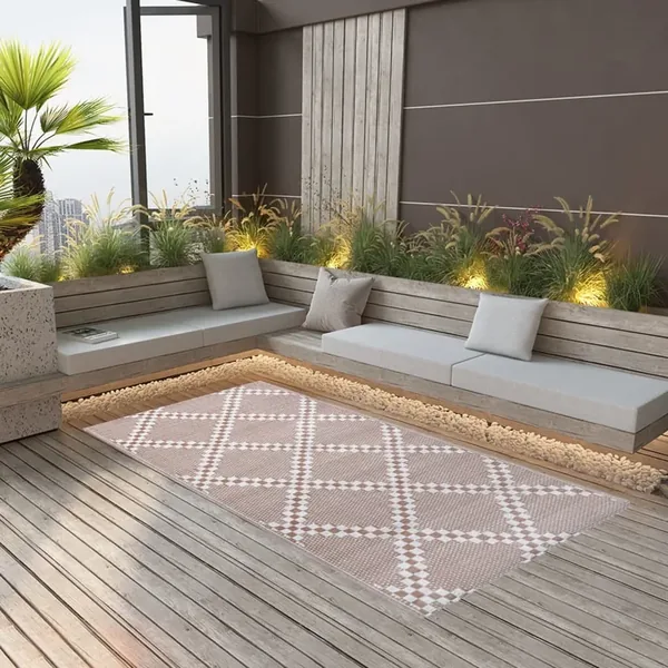 Tapis d'extérieur ARAKIL marron 120x180 cm PP