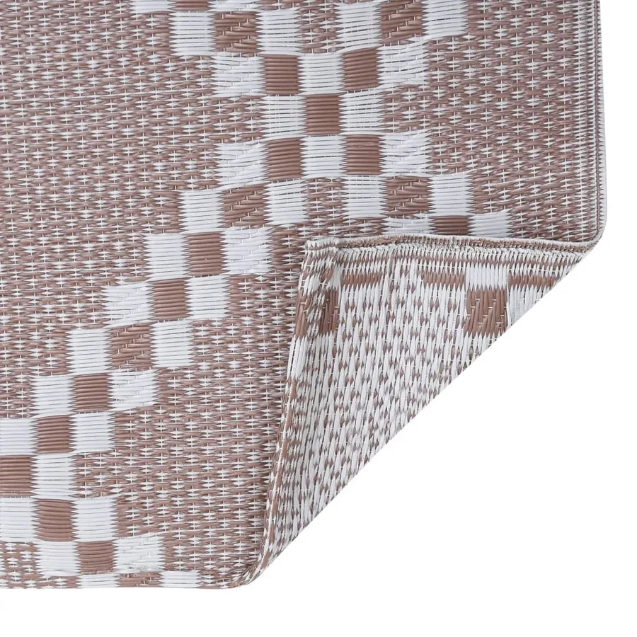 Tapis d'extérieur ARAKIL marron 120x180 cm PP - 6