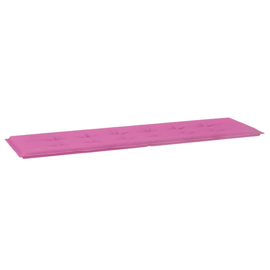 Coussin de banc Tissu Oxford Rose 150 x 50 x 3 cm - 2