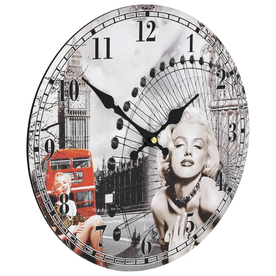 Horloge murale vintage 30 cm - 3