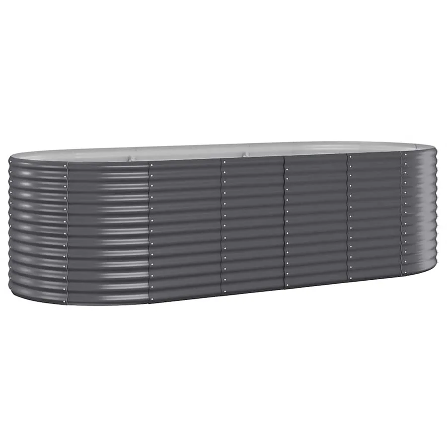 Lit surélevé de jardin Acier galvanisé Anthracite - 2