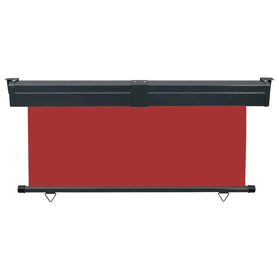 Auvent latéral de balcon 165x250 cm Rouge - 4