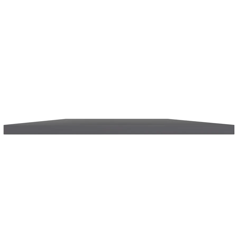 Panneaux bibliothèque 4pcs Gris brillant 100x40x1,5cm Aggloméré - 3