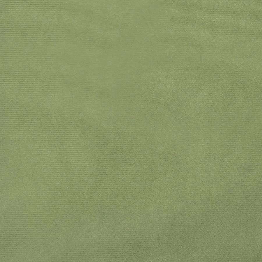 Tabouret de rangement rond Vert moutarde Velours 31 x 37 cm - 5
