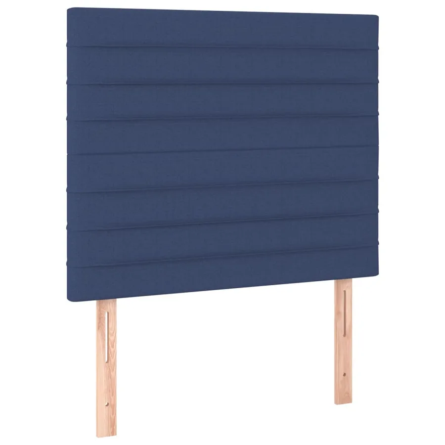 Tête de lit Bleu 90x5x118/128 cm Tissu - 2