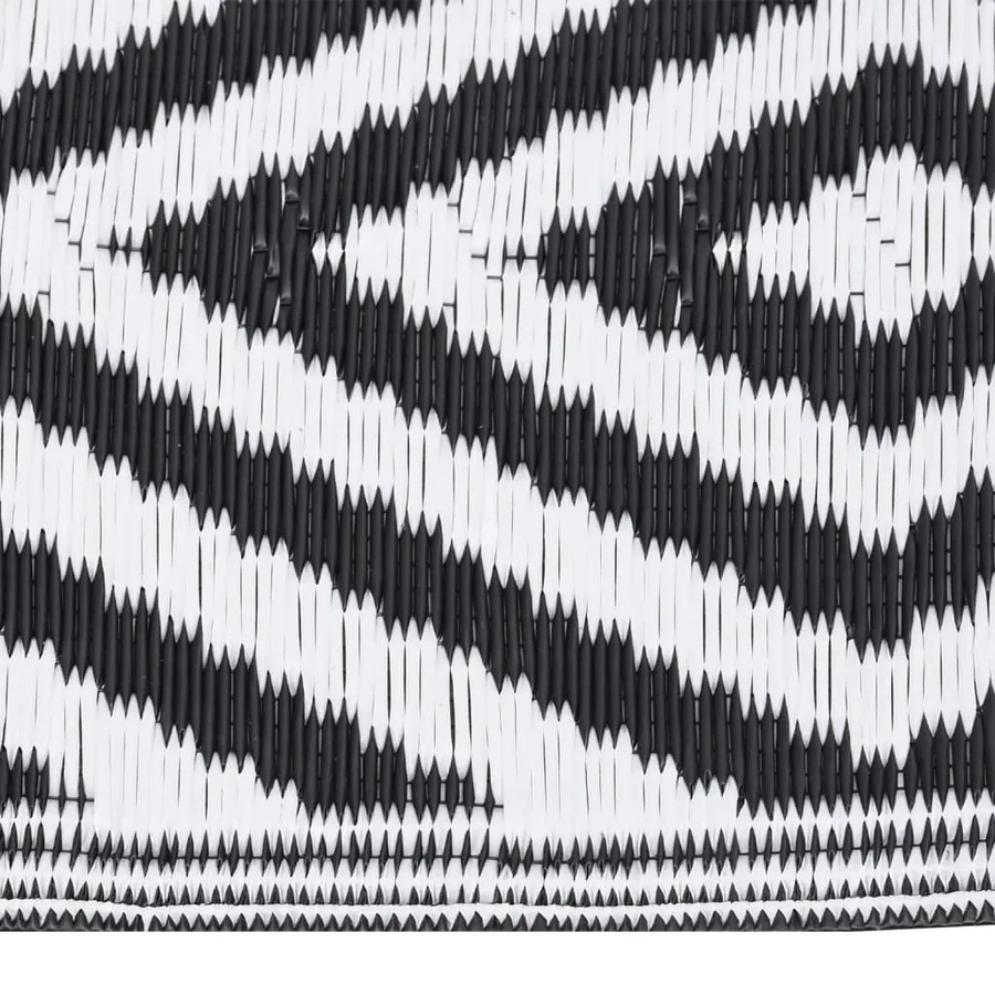 Tapis d'extérieur ARAKIL Noir 140x200 cm PP - 3