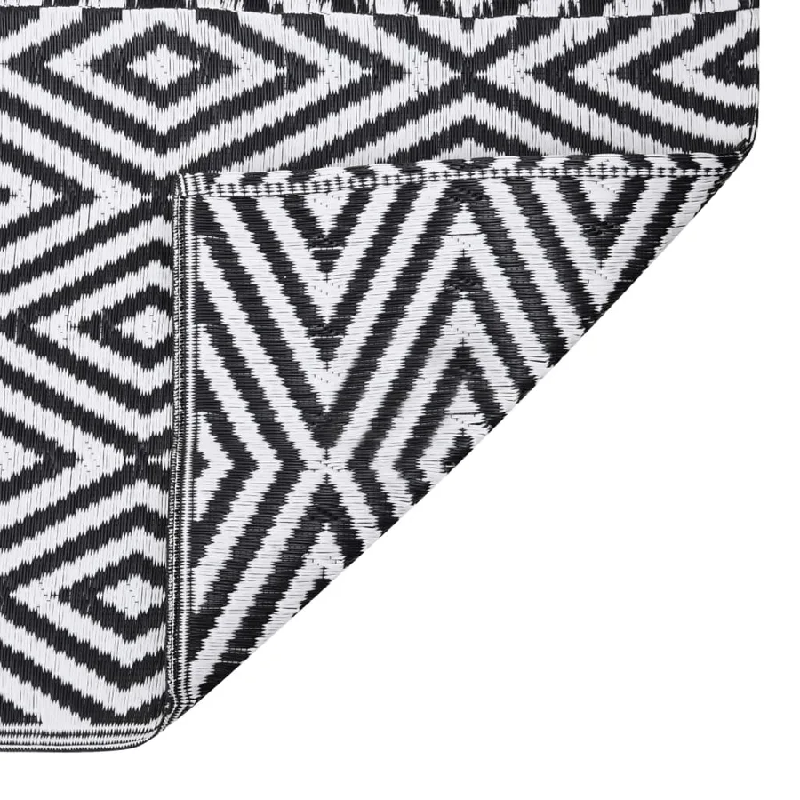 Tapis d'extérieur ARAKIL Noir 140x200 cm PP - 4