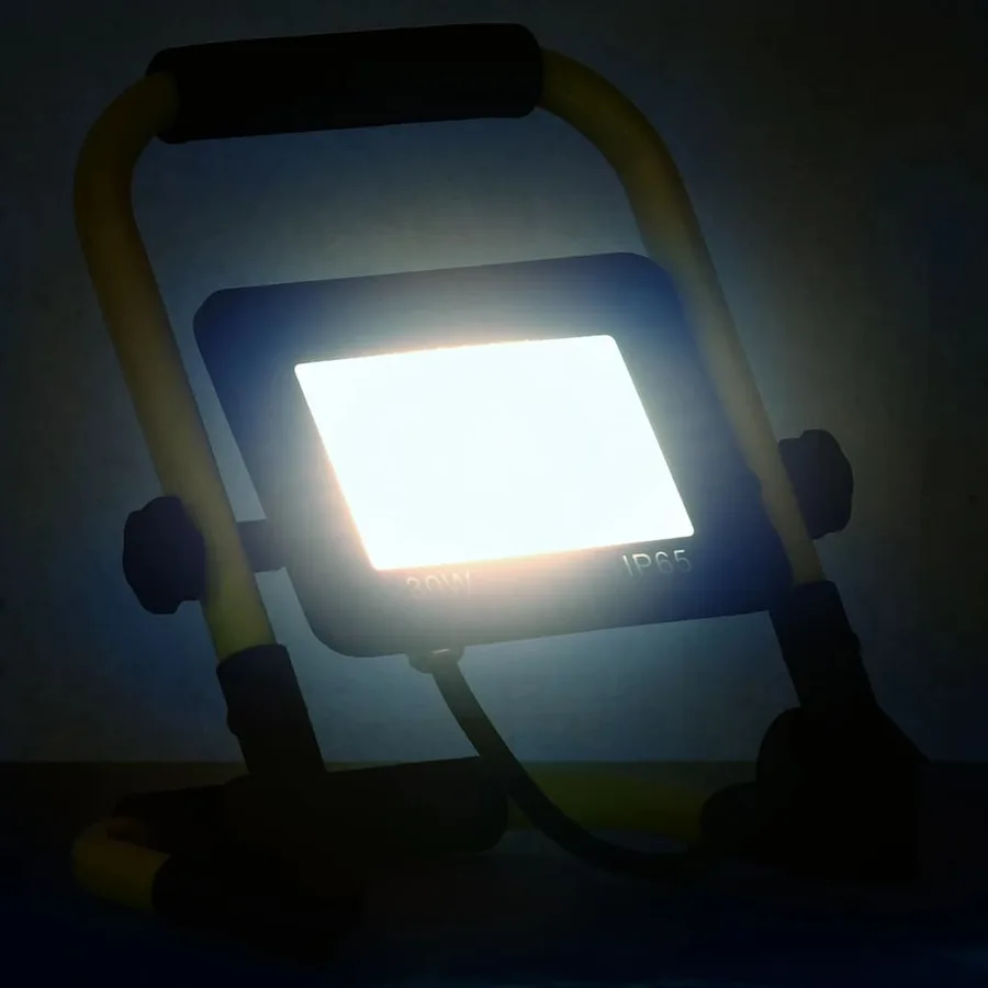 Projecteur à LED avec poignée 30 W Blanc froid - 2