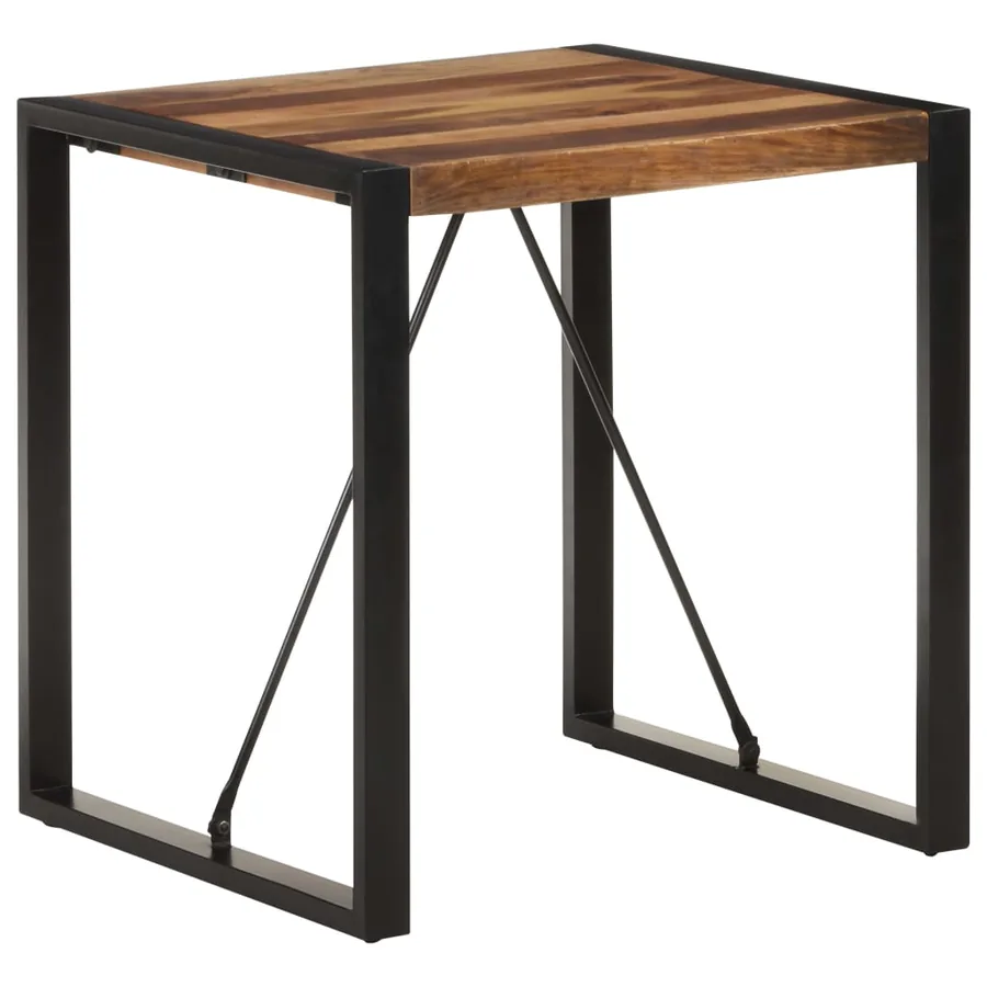 Table à manger 70x70x75 cm Bois d'acacia massif