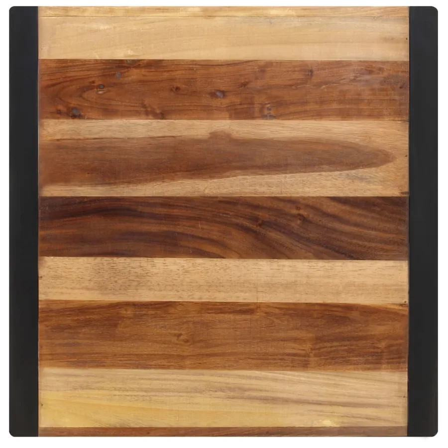 Table à manger 70x70x75 cm Bois d'acacia massif - 4