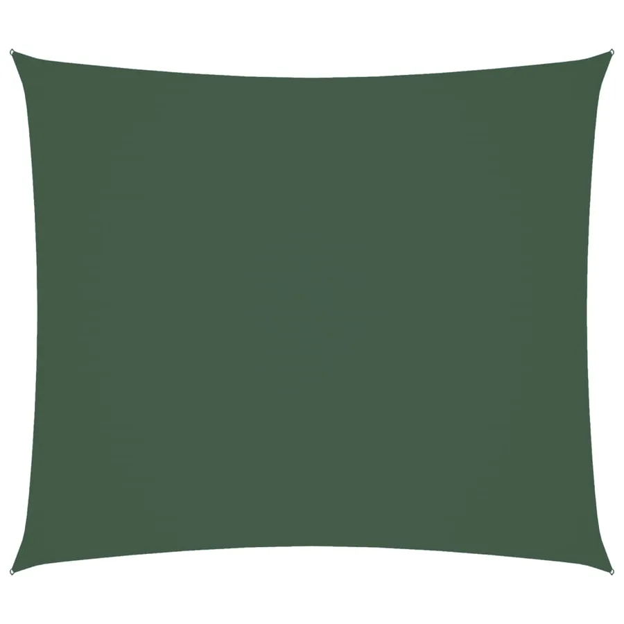 Voile de parasol tissu oxford rectangulaire 2x2,5 m vert foncé - 2