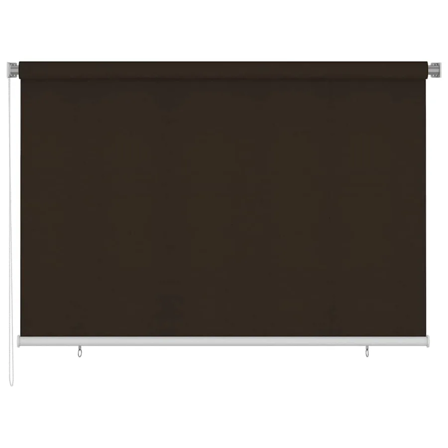 Store roulant d'extérieur 225 (l) x 140 (H) cm marron - 2